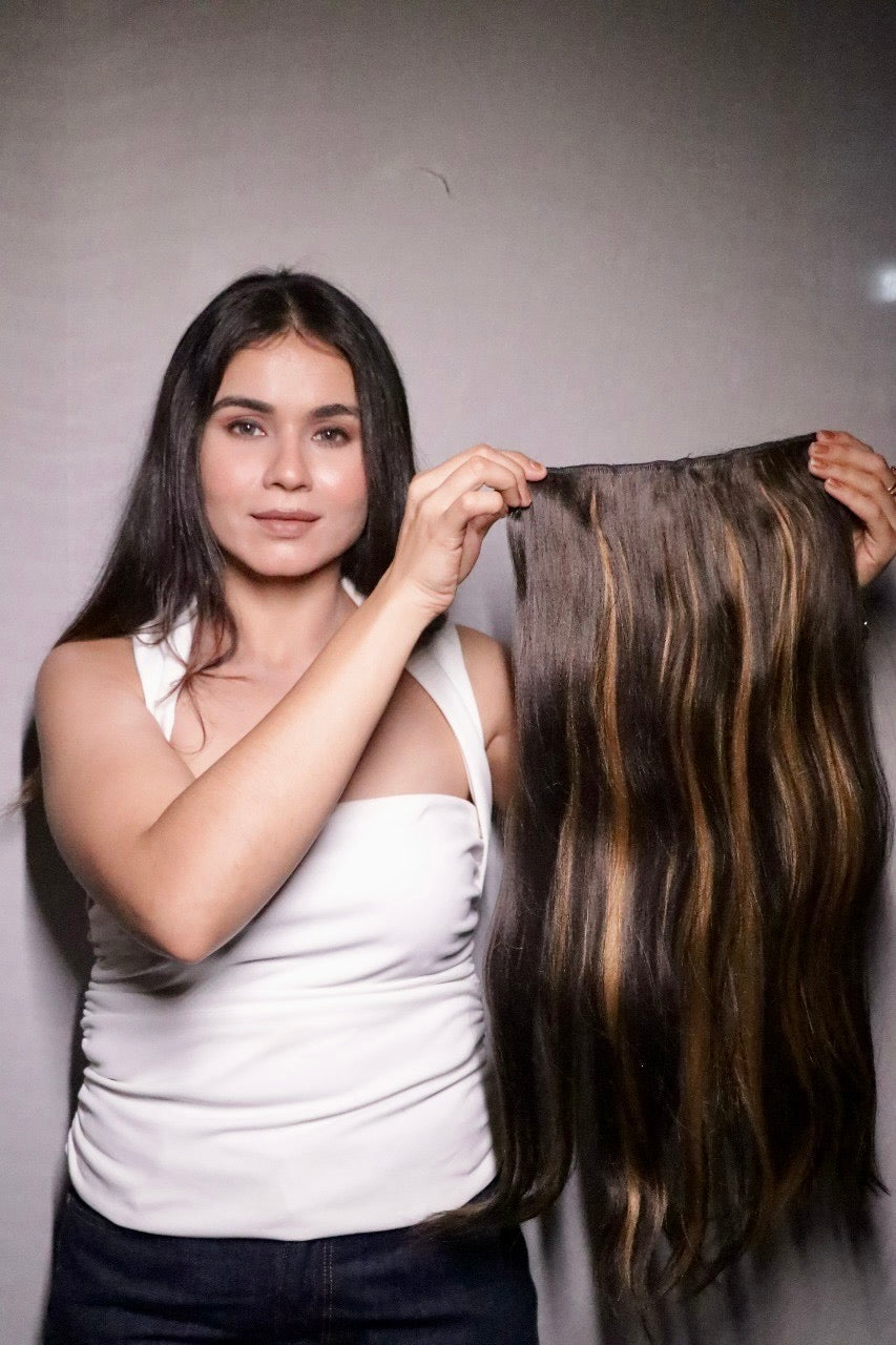 Highlighted Crimped Volumizer