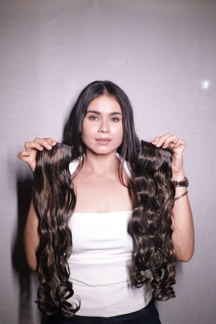 Highlighted Curly Volumizer (Set Of 3)