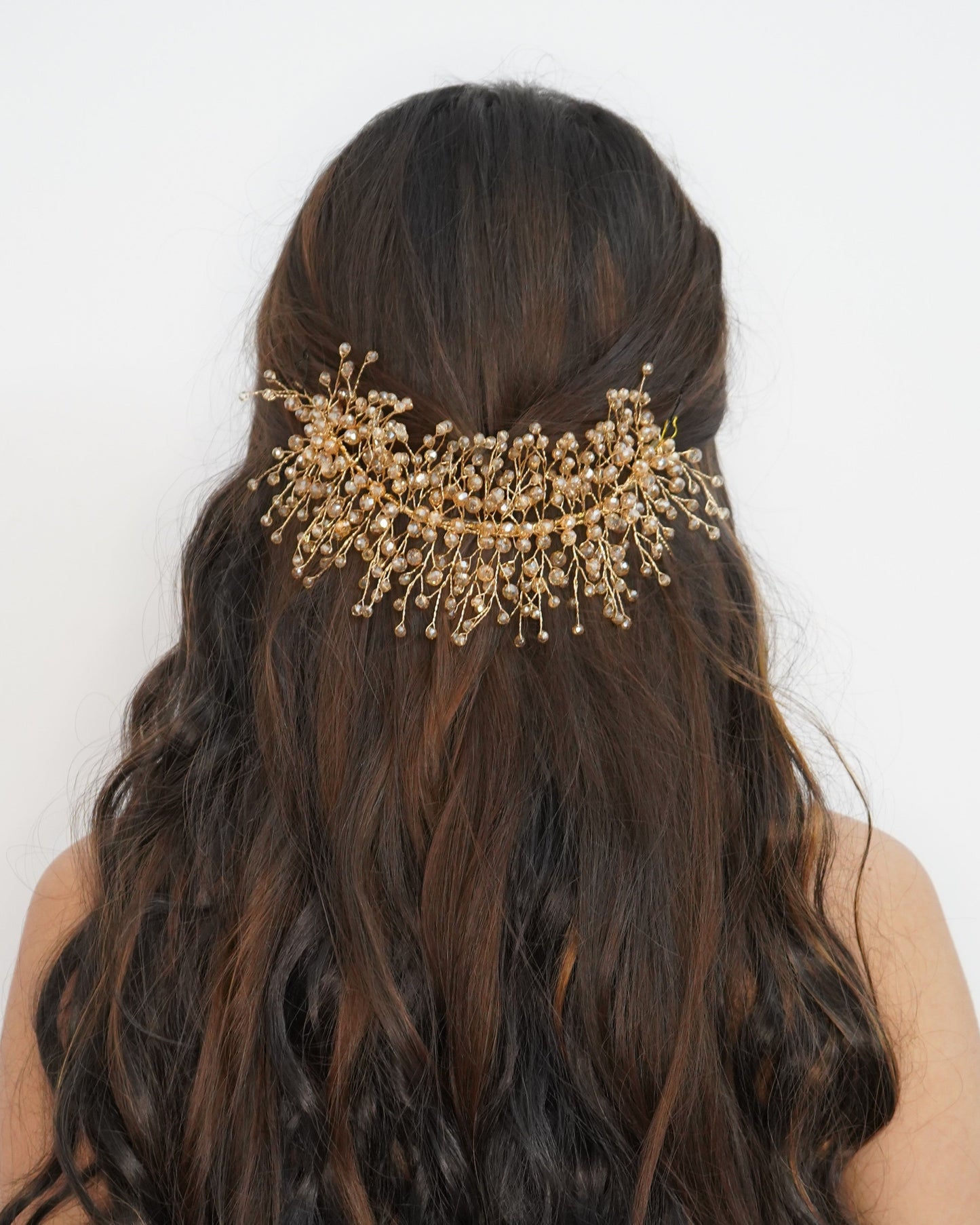 Golden Pearl Hair Jewellery