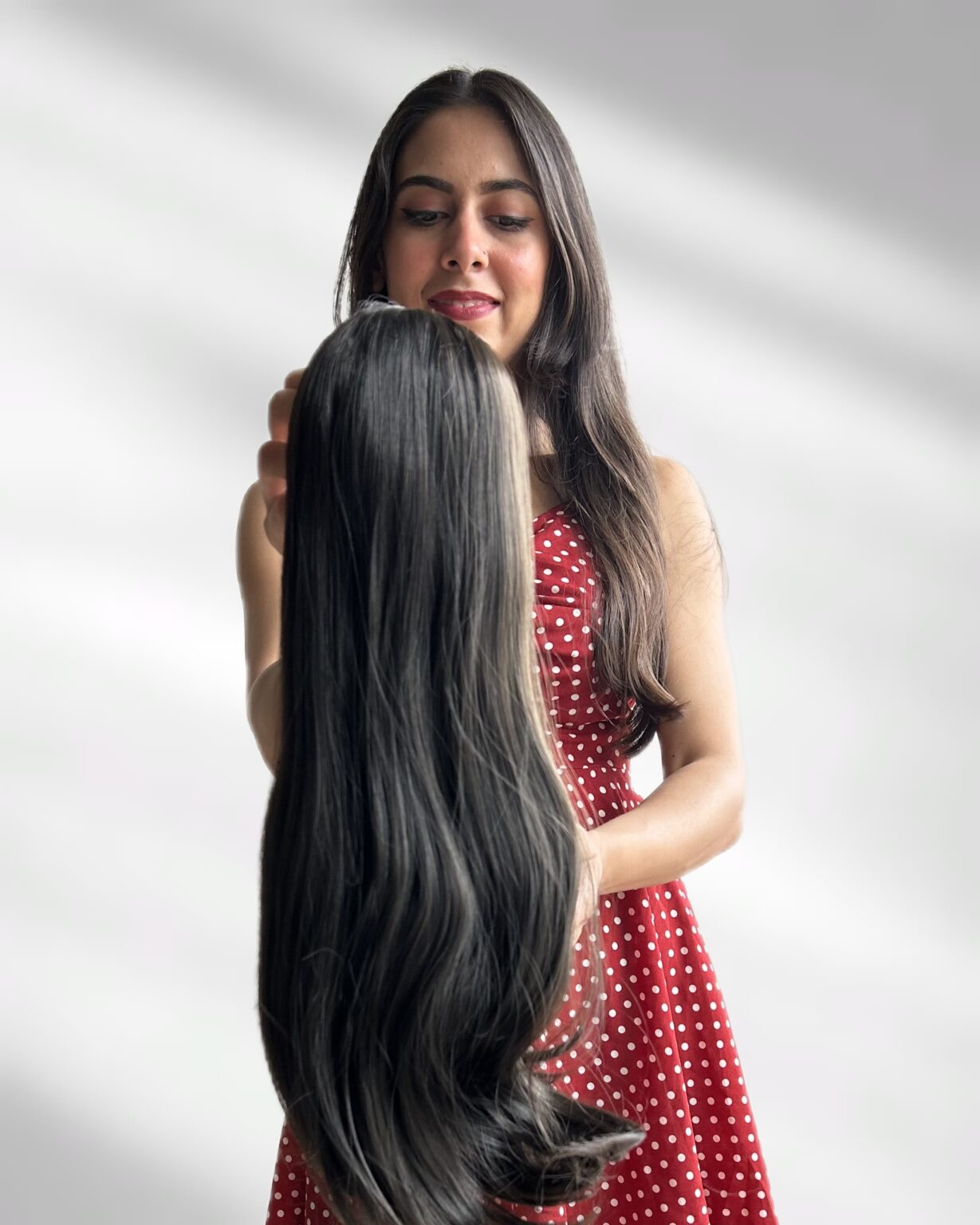 Straight Brown Pony (Claw Clip)