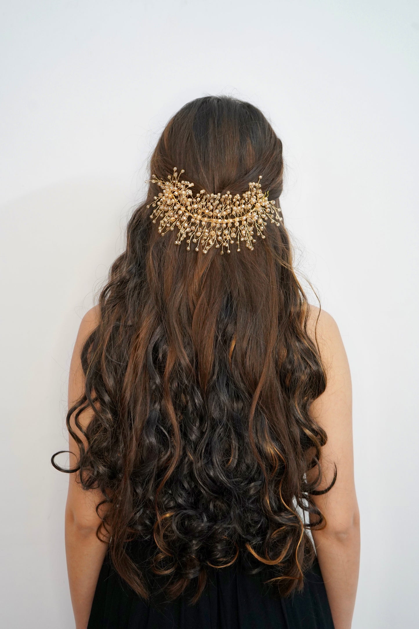 Golden Pearl Hair Jewellery