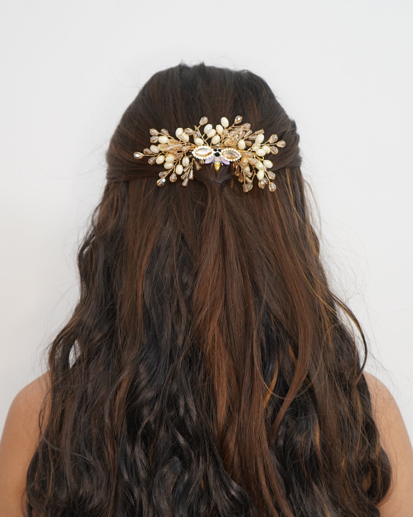 Honeybee Hair Brooch