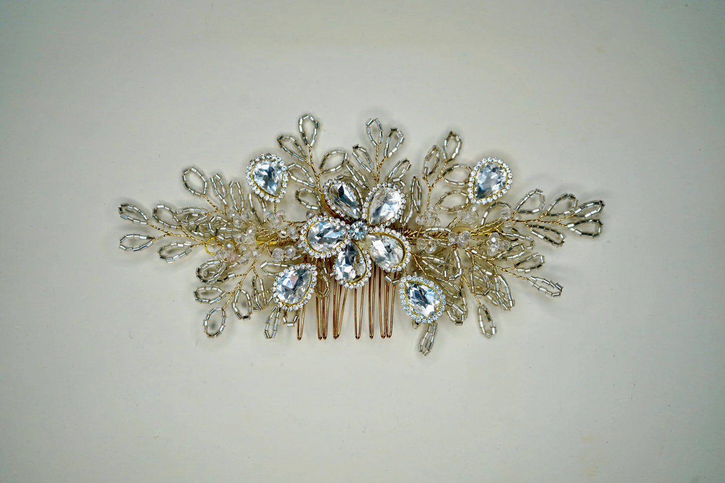Embellished Flower Hair Brooch
