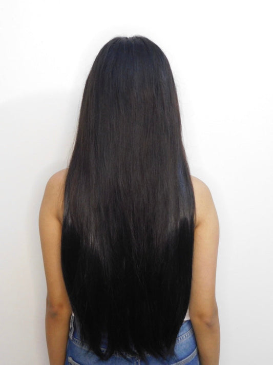 Black Straight Volumizers ( Set of 3 )