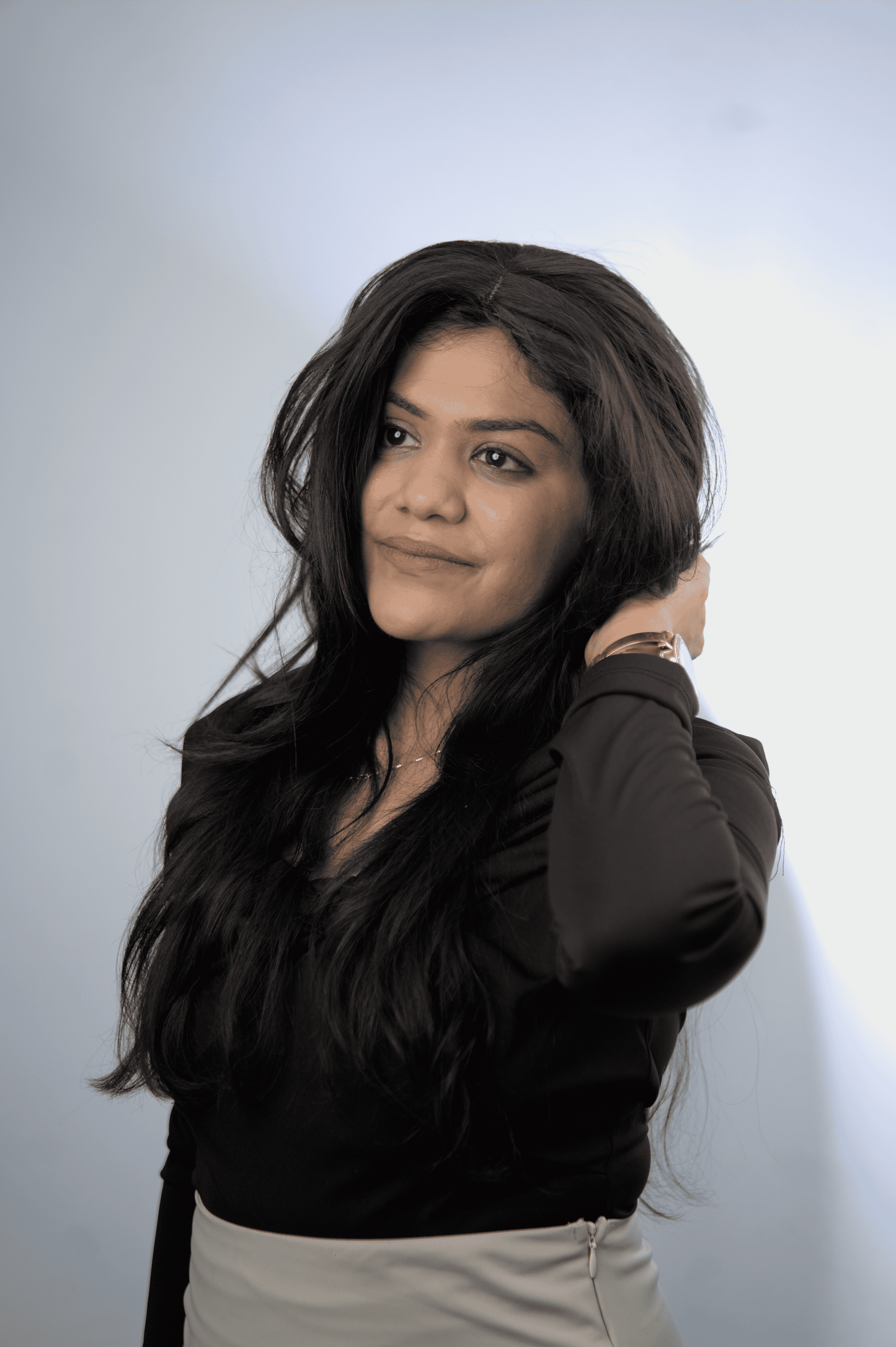 4*4.5-5 clips Scalp Topper (Brown)