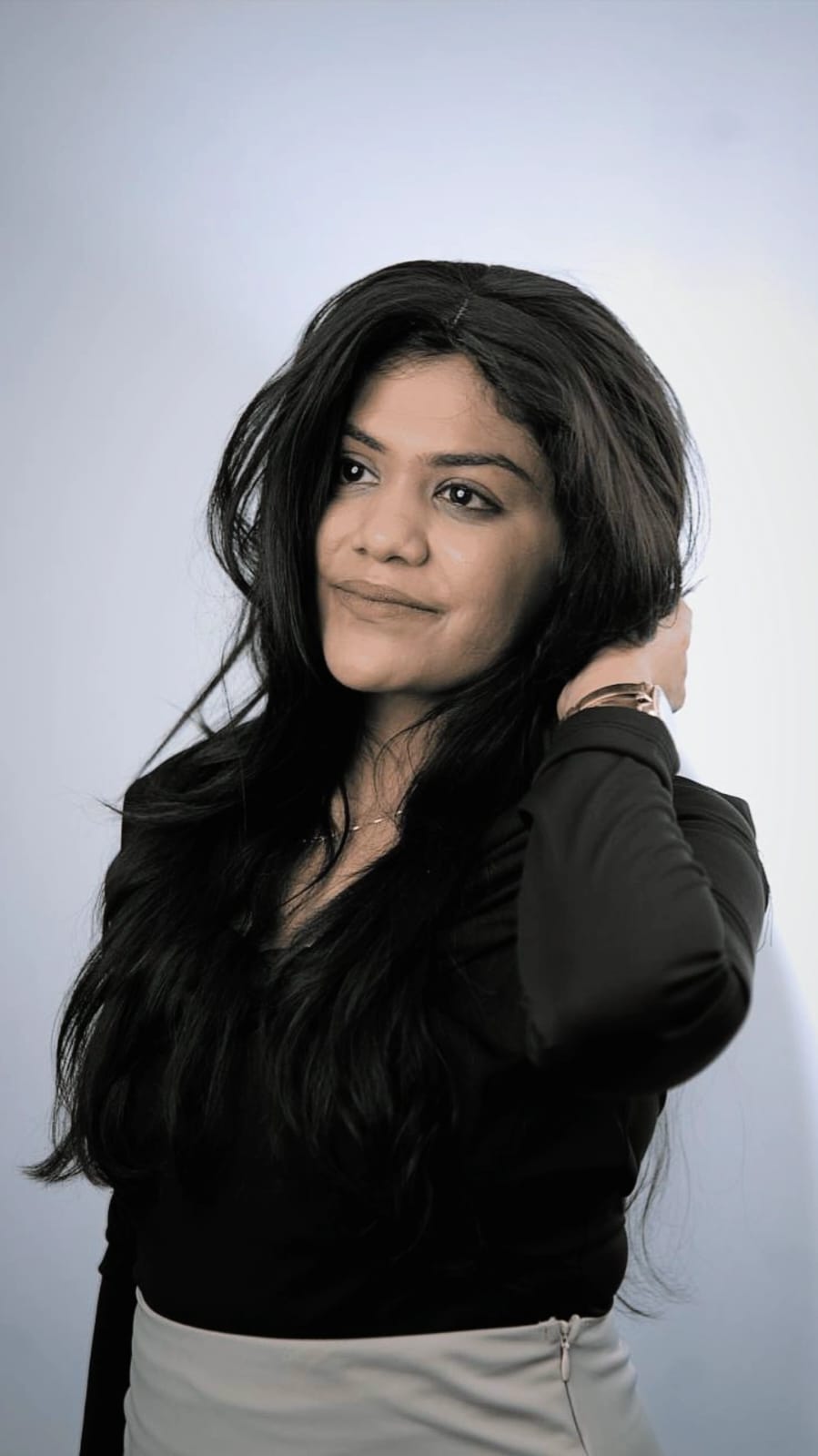 4*4.5 – 5 Clips Scalp Topper (Black)