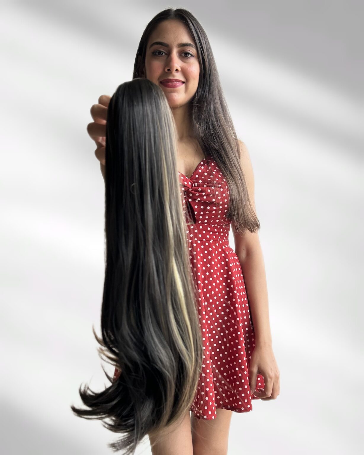 Straight Highlighted Pony (Claw Clip)